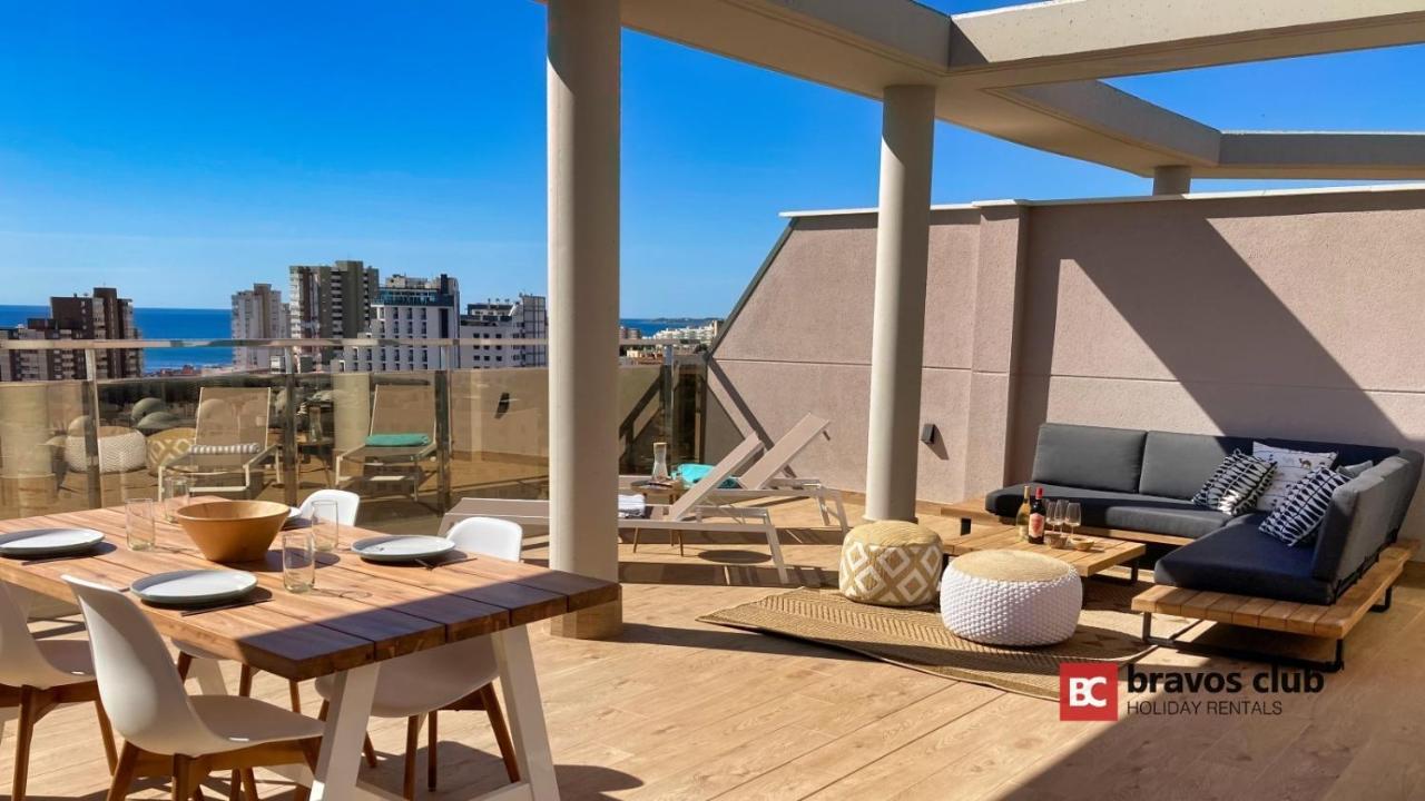 Ferienwohnung Penthouse With Sea View - Los Abedules By Bravos Club El Campello Exterior foto